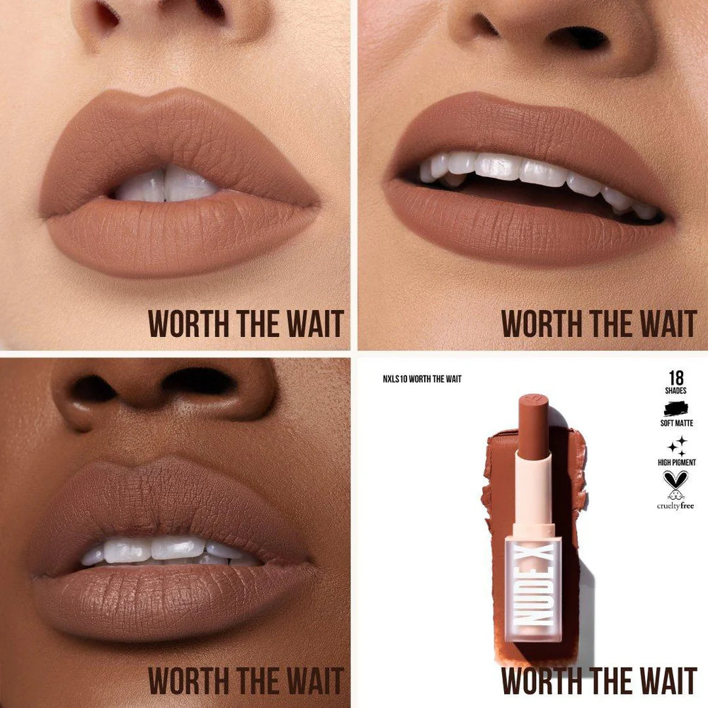 Nude X Soft Matte Lipstick- 18 colors