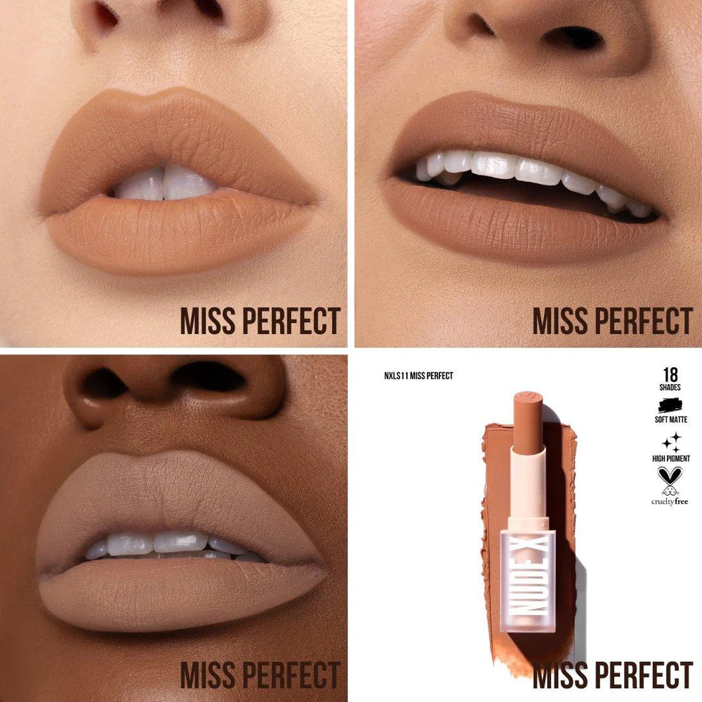 Nude X Soft Matte Lipstick- 18 colors