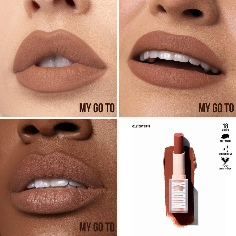 Nude X Soft Matte Lipstick- 18 colors