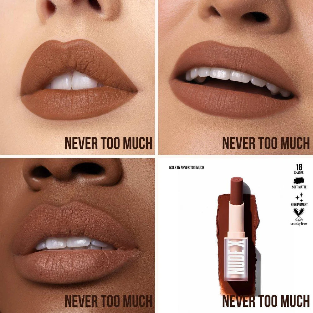 Nude X Soft Matte Lipstick- 18 colors