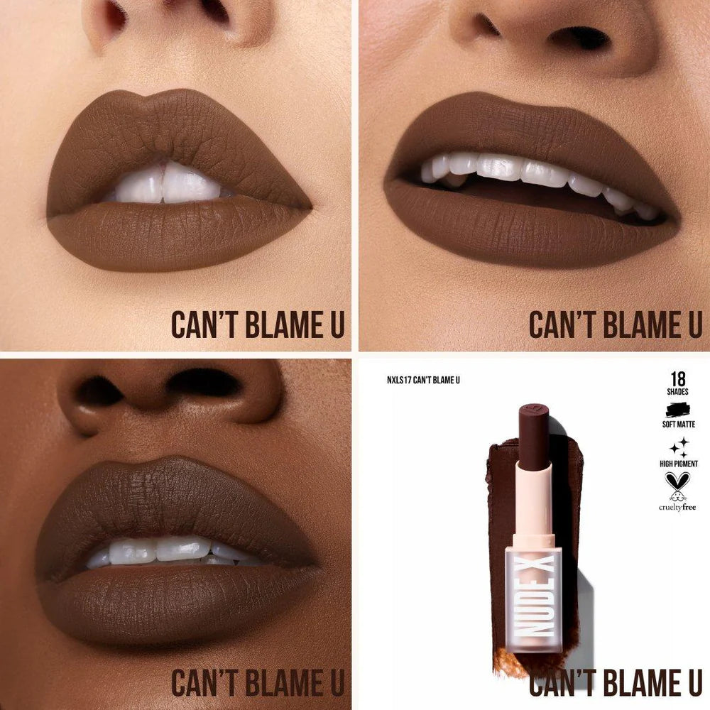 Nude X Soft Matte Lipstick- 18 colors