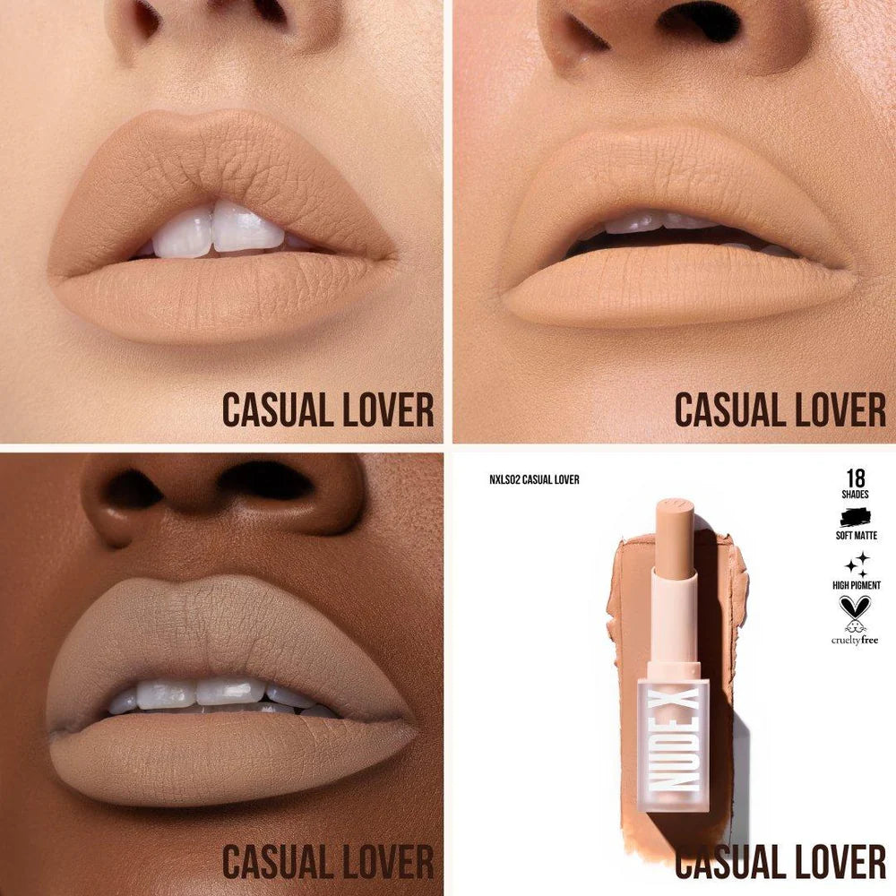 Nude X Soft Matte Lipstick- 18 colors