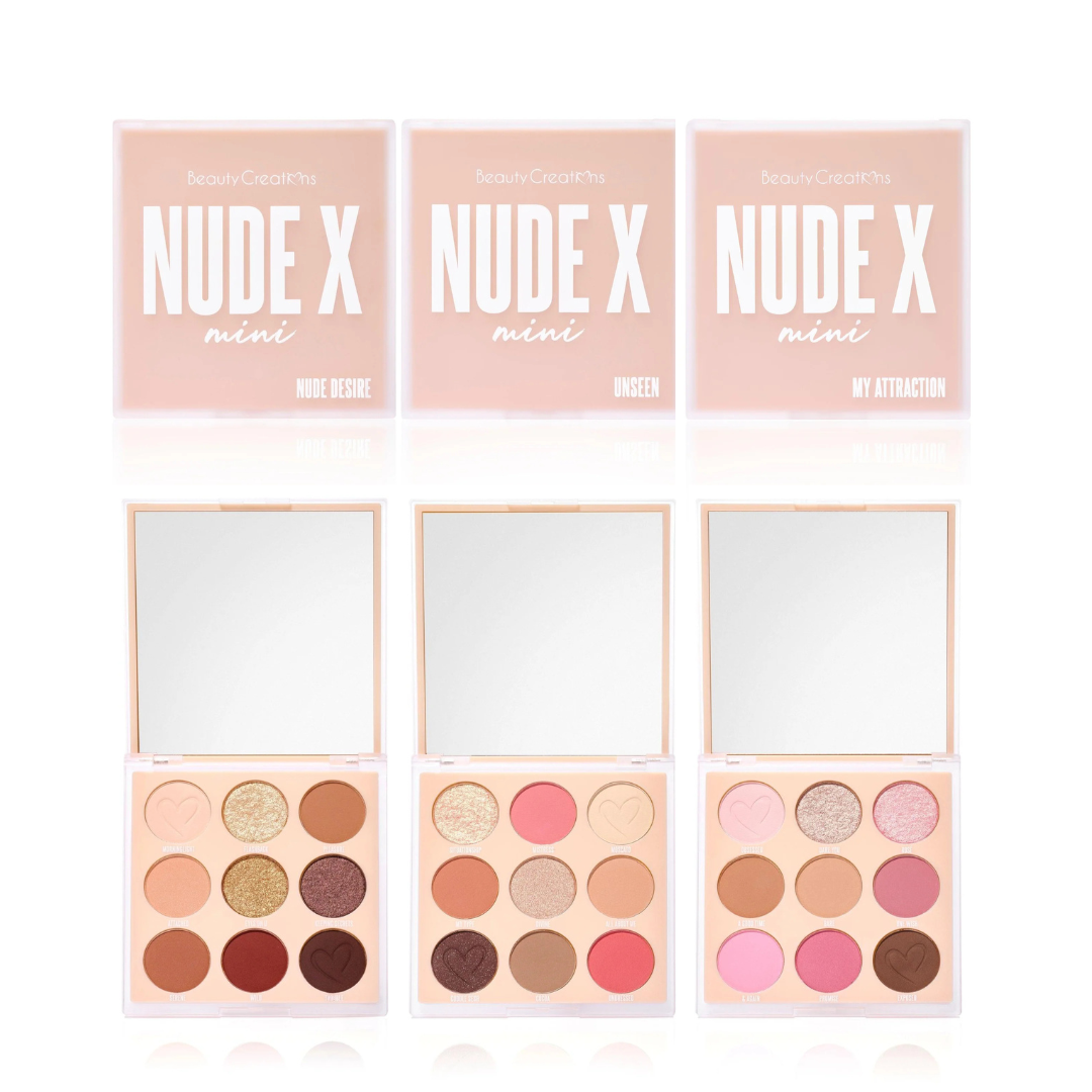 Nude X 9 Color Mini Eyeshadow - 3 color