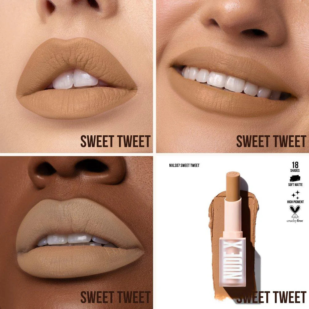 Nude X Soft Matte Lipstick- 18 colors