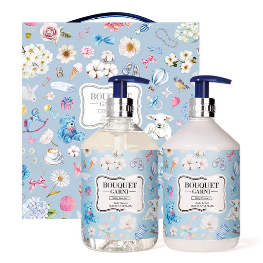 Deep Perfume Body Care Gift Set 500ml*2ea - Baby Powder