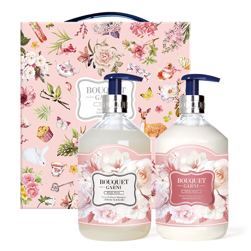 Deep Perfume Body Care Gift Set 500ml*2ea - White Musk