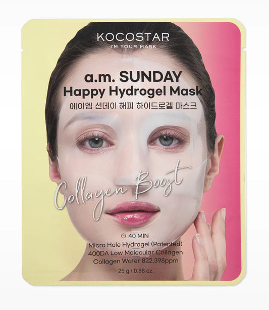 a.m. SUNDAY Happy Hydrogel Mask