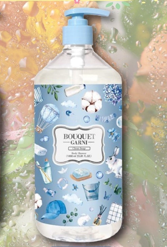 Fragranced Body Shower 1000ml - Clean Soap