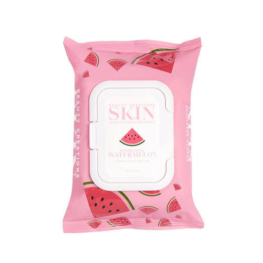 Make-Up Remover Wipes- WATERMELON - Hydrating